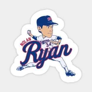 Nolan Ryan Texas Caricature Magnet