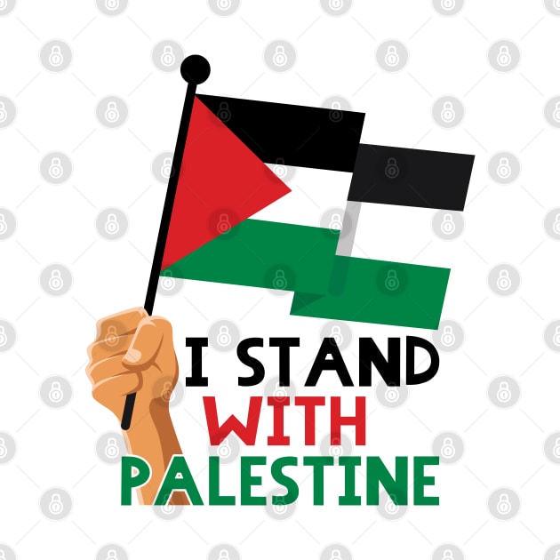 I Stand with Palestine - Free Palestine - I Love Palestine - Palestinian Resistance Solidarity Design by QualiTshirt