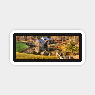 Mabry Mill Sunset Panorama Magnet