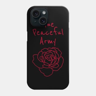 The Peaceful Army // Red Phone Case