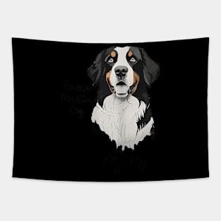 Bernese Mountain Dog Mom, Cute Mothers Day Tapestry