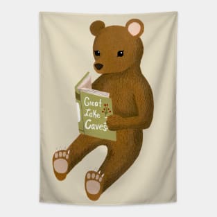 Reading Bear Tapestry