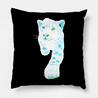 Jaguar White Pillow