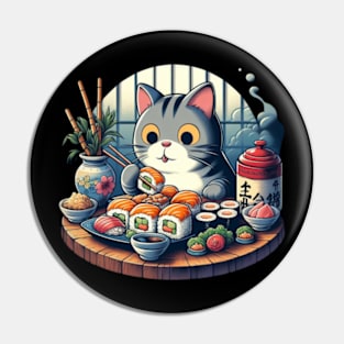 Sushi Cat Pin