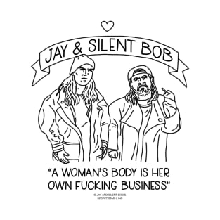 A Woman's Body Is Her Own Fucking Business T-Shirt