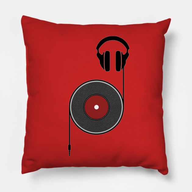 Vinyl Respect - Flip Pillow by LuneFolk