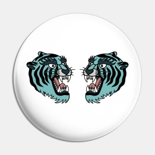 Snow Tiger Pin