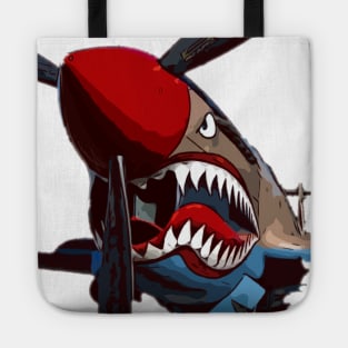 P-40 Warkhawk Flying Tiger WW2 Warbirds Warplanes Tote