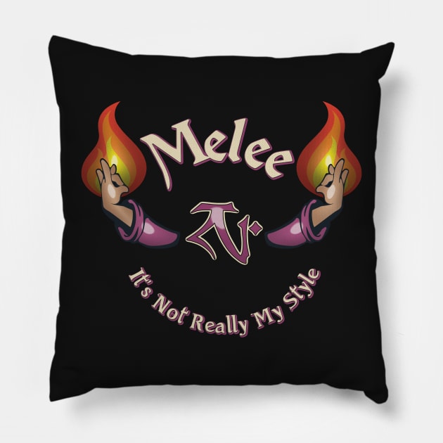 Melee? Pillow by KennefRiggles