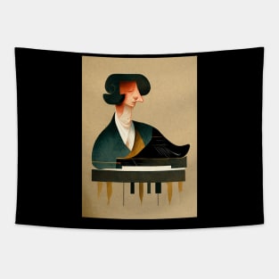 Pianist Tapestry