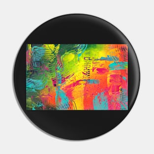 Alternative - colorful abstract painting Pin