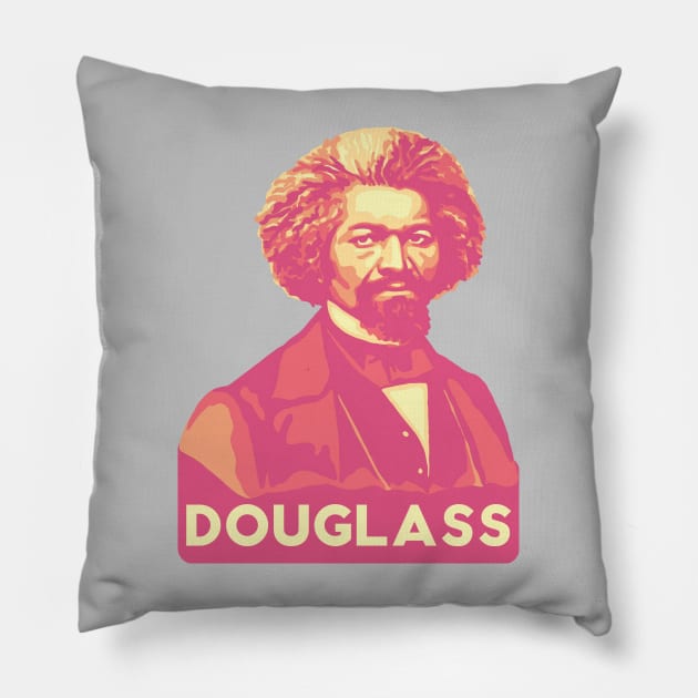 Frederick Douglass Portrait Pillow by Slightly Unhinged