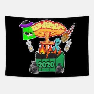 2020 Dumpster Fire Year Tapestry