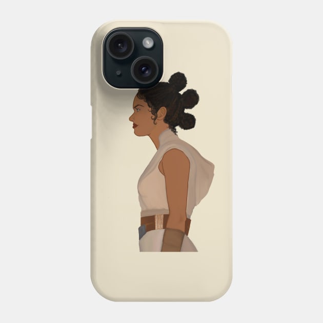 Afro Puff Scavenger Phone Case by Galaxy Gray Shop