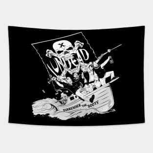 X Undead Surrender the Booty Tapestry