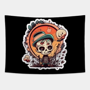 Zombie Skeleton | Halloween | Skeleton Tapestry