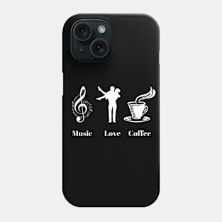 Music Love Coffee Phone Case