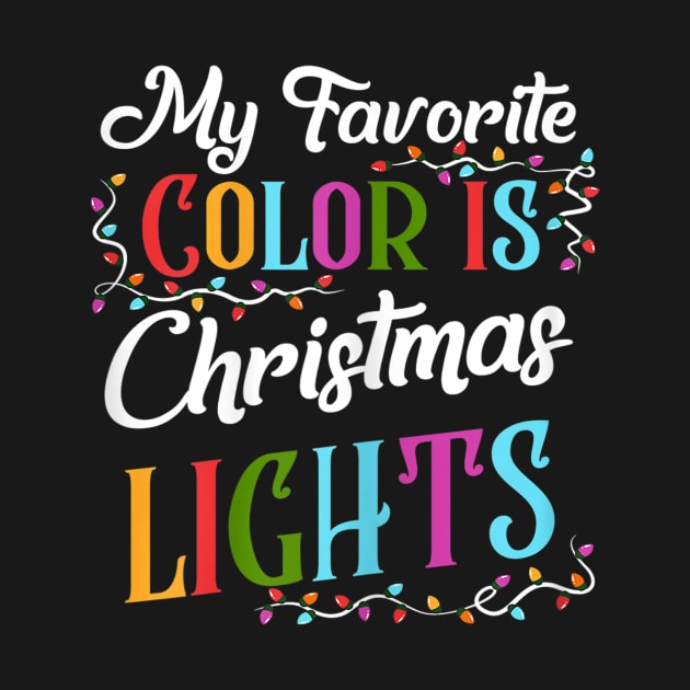 my favorite color is christmas lights by Barnard