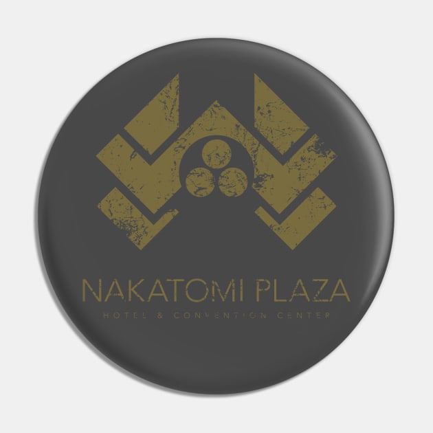 Die Hard – Nakatomi Plaza Logo Pin by GraphicGibbon