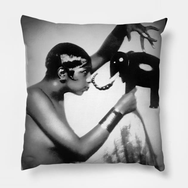 Josephine Baker Pillow by SILENT SIRENS