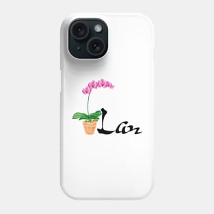 Lan/Orchid/Chinese Vietnamese Calligraphy Name Personalized Phone Case