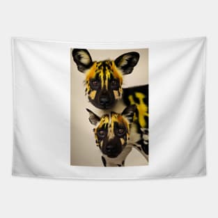 Painteddog Graphic Canine Dog Design Tapestry