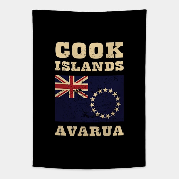 Flag of Cook Islands Tapestry by KewaleeTee