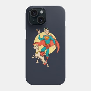 A boy and his dog Phone Case