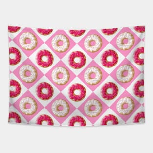 Pink and White Donut Heaven | Pop Art Tapestry