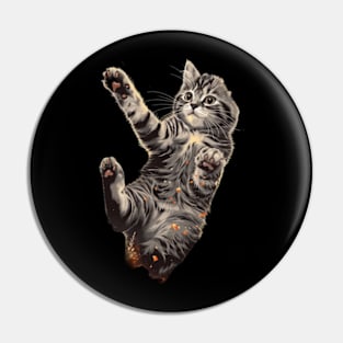 Catzilla Cat Devastation Pin