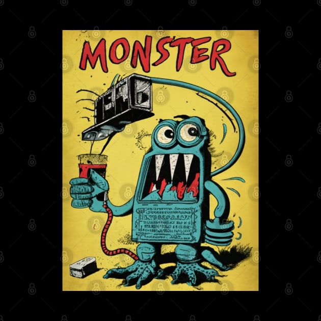 Random Blue Monster by zombill