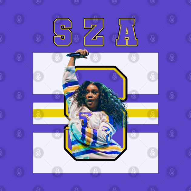 SZA - Vintage - Purple/Yellow by GFXbyMillust