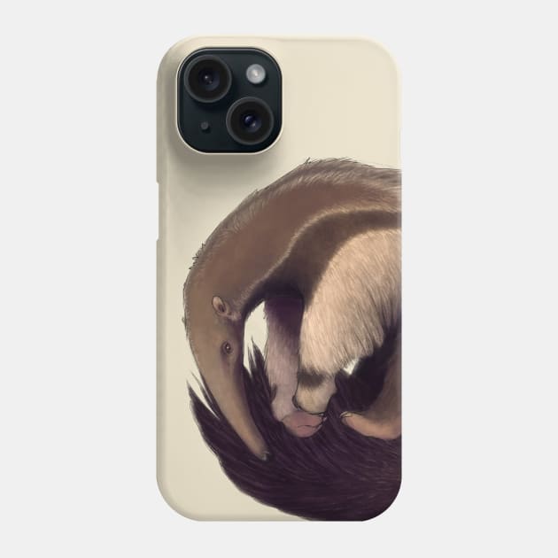 Giant Anteater Phone Case by Atarial