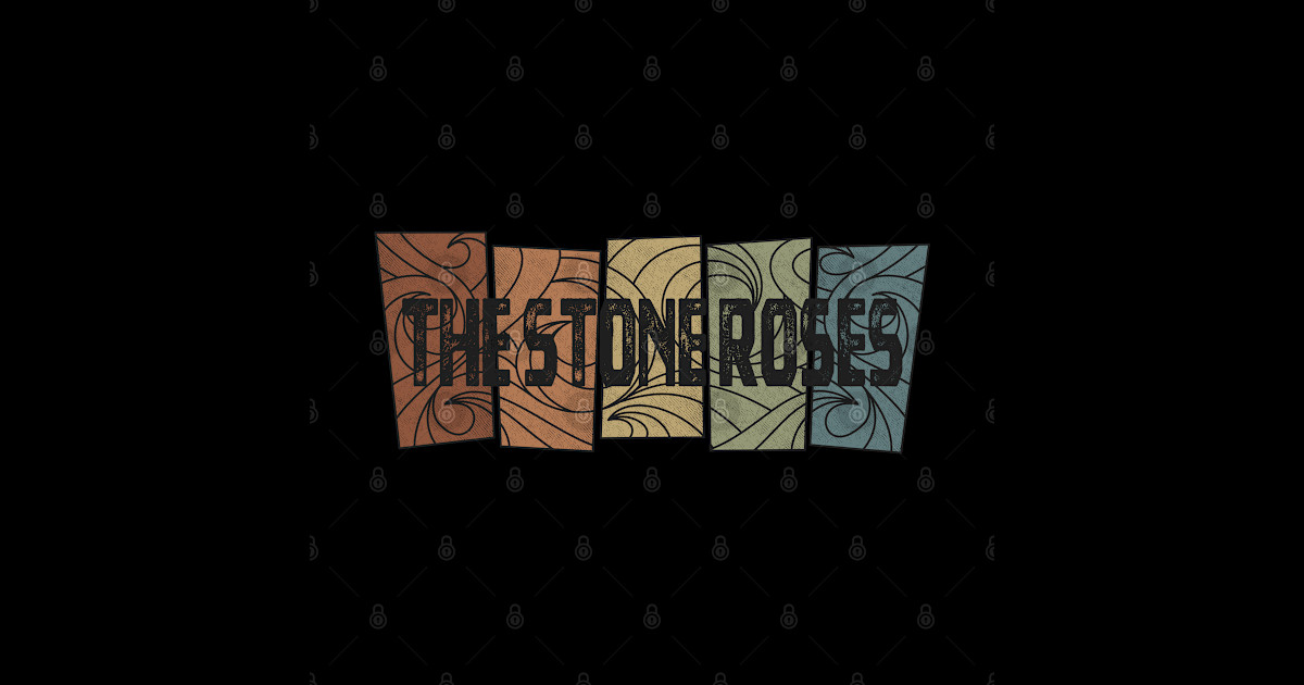 The Stone Roses Retro Pattern - Musician - Sticker | TeePublic