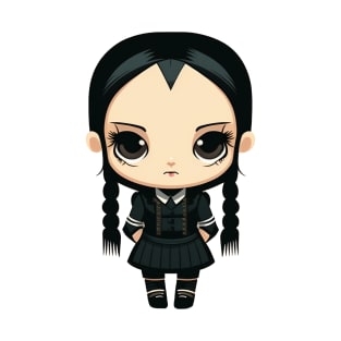 Wednesday Addams Chibi T-Shirt