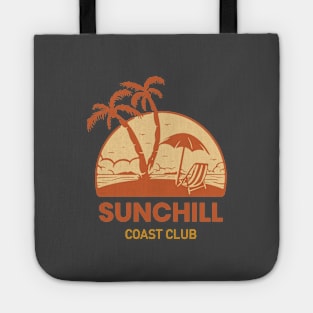 Sun Chill sunchill coast club Beach scenary relax Tote