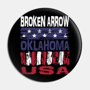 Broken Arrow Oklahoma USA T-Shirt Pin