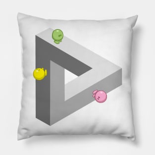 Impossible Triangle Pillow