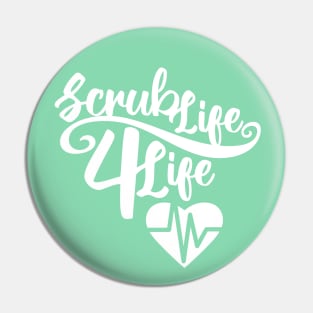 Scrub Life 4 Life Heart Monitor Pin