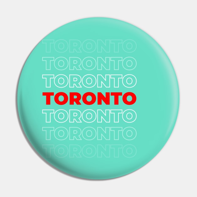 Toronto Pin by T-Shirts Zone