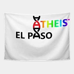 El Paso Atheist LBGTQ+ Logo Tapestry
