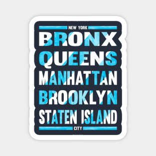 Boroughs of new york Magnet