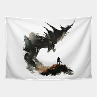 kushala monster hunter Tapestry