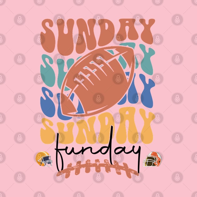 Sunday Funday Football by Little Blue Skies