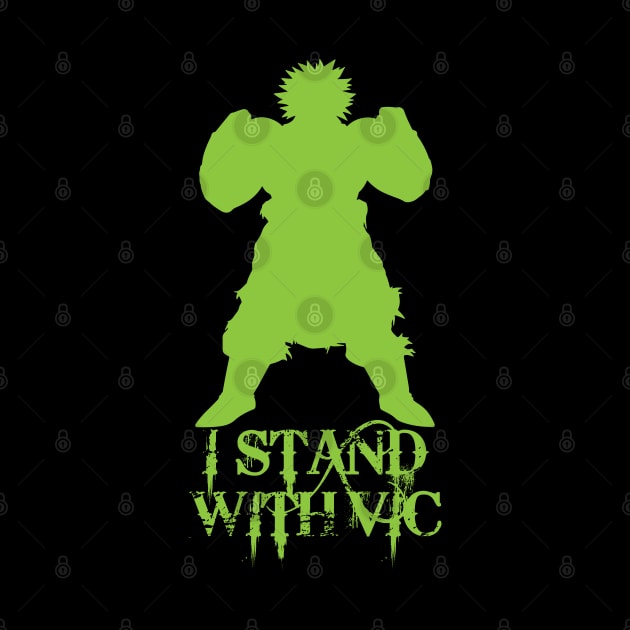 I Stand With Vic Broly Silhouette #istandwithvic #vickicksback by anonopinion