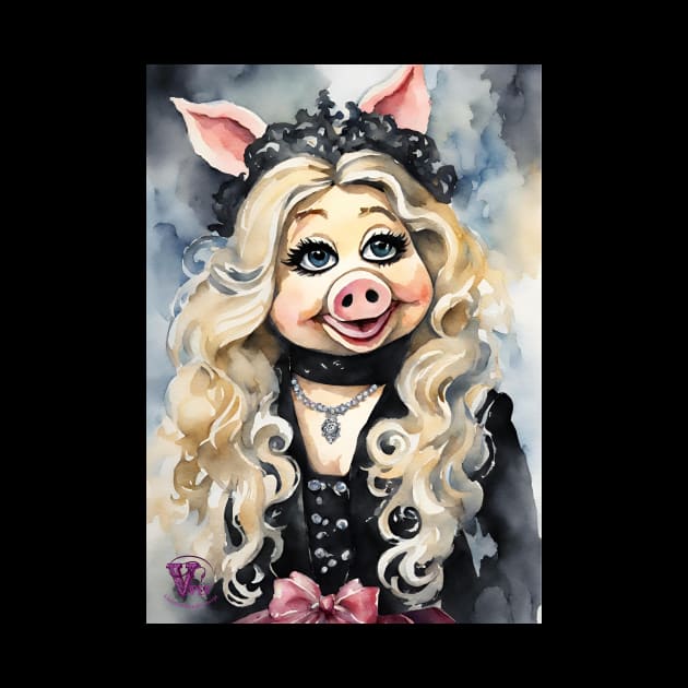 Miss Piggy Goth version by Viper Unconvetional Concept
