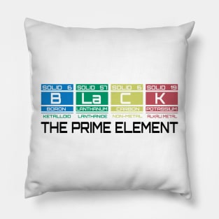 Black The Prime Element Pillow