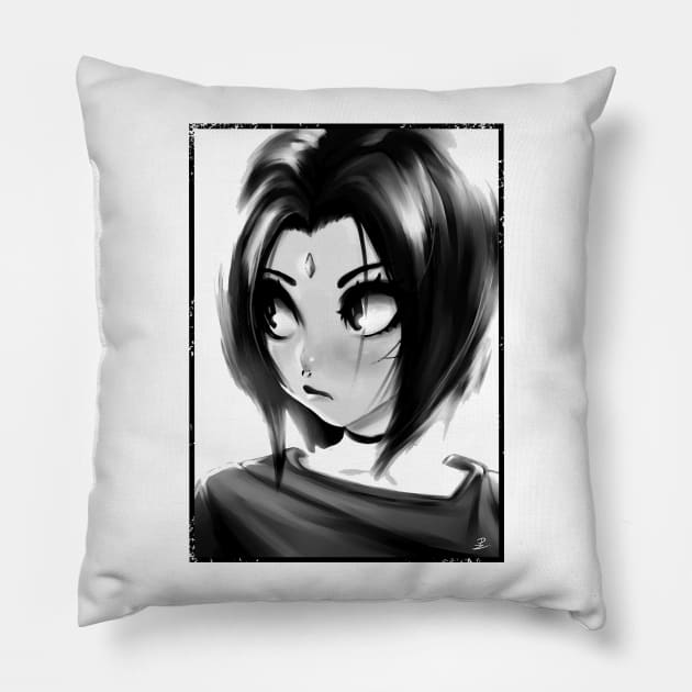 Raven (teen titans) Pillow by Pyropete