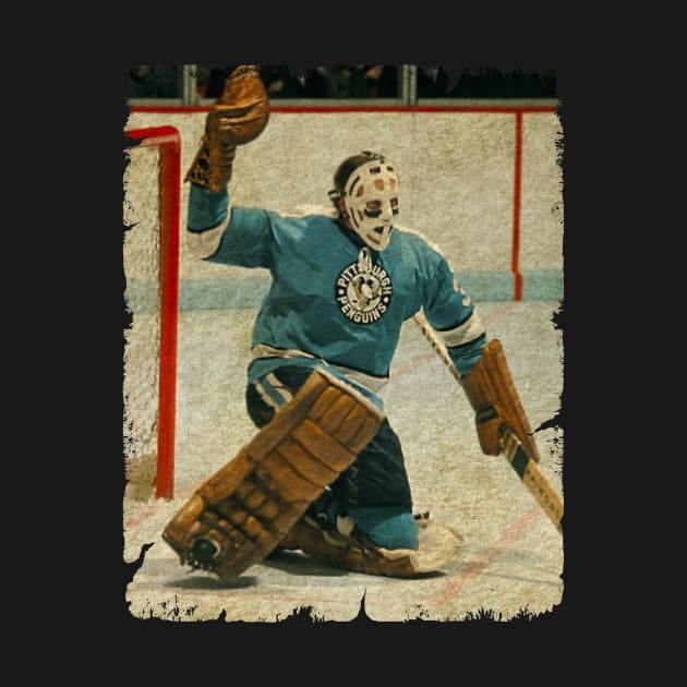 Les Binkley - Pittsburgh Penguins, 1972 (196 GP) by Momogi Project