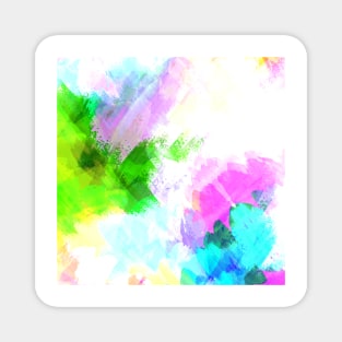 Abstract watercolor paint Magnet